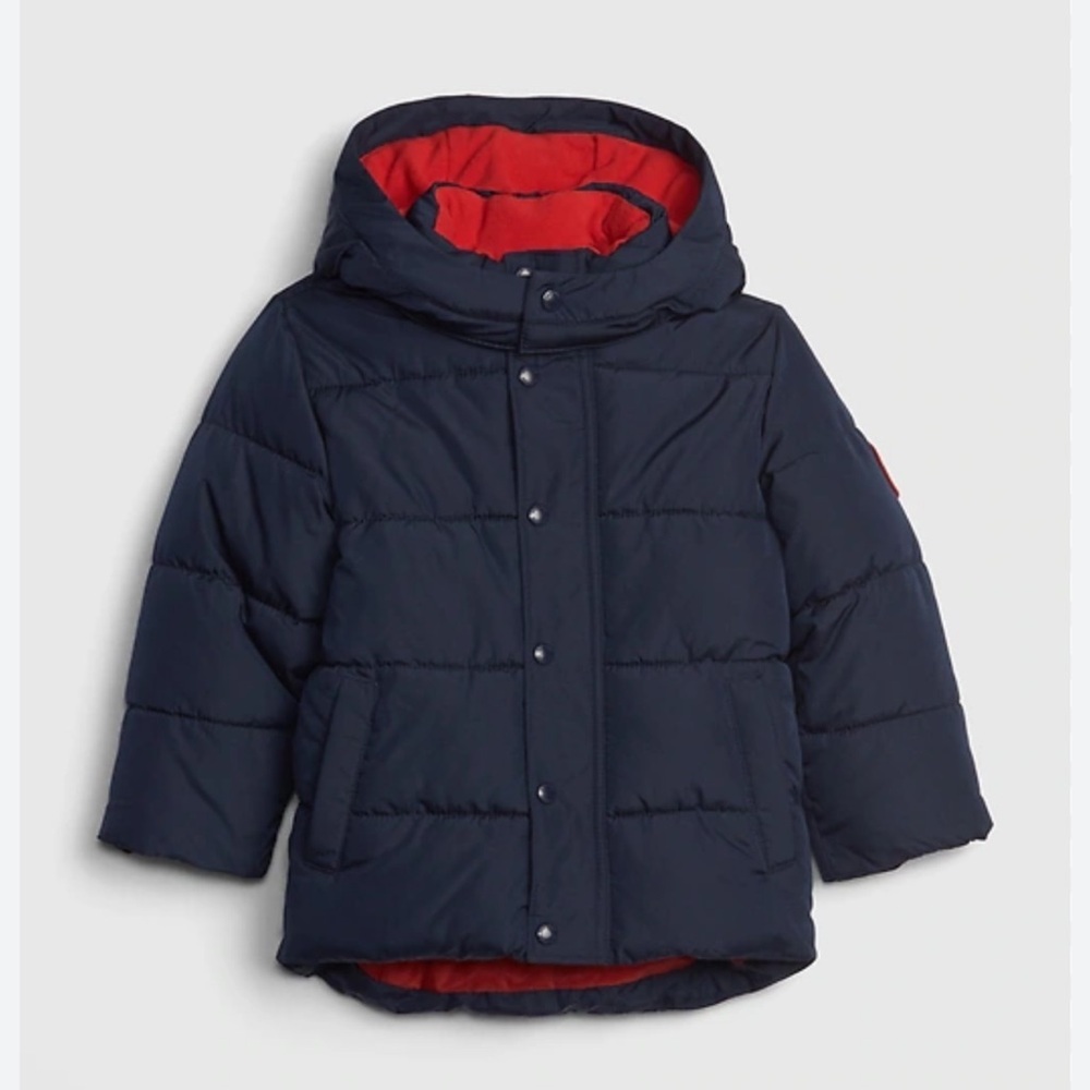 Gap. Navy blue, cold control max puffer toddler size 18-24 months.